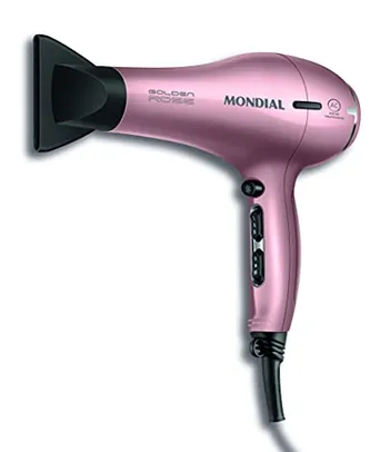 Secador de Cabelos Profissional, Mondial, Golden Rose, 127V, 2000W - SCP-01