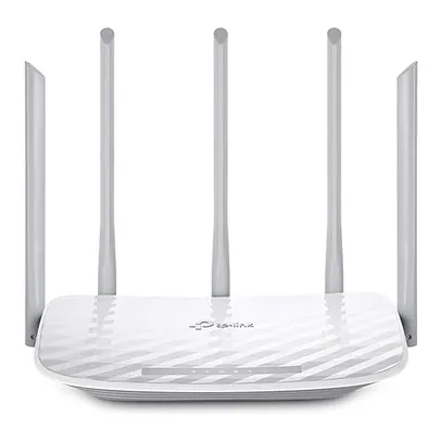 Roteador Fast Wi-Fi TP-Link Archer C60, Wireless Dual Band 2.4/5 GHz AC1350, Controle dos Pais, Rede de Convidados, Branco