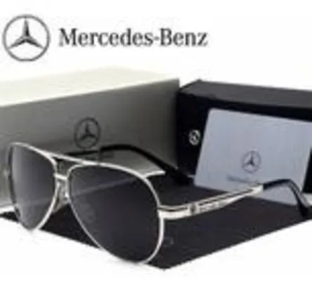 Óculos De Sol Mercedes Benz Metal Polarizado Uv400  Luxo
