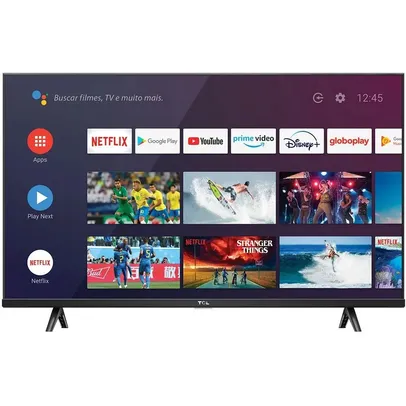 Smart TV 43" TCL LED Full HD 43S615 Android HDR Wi-Fi Bluetooth Integrados Google Assistant