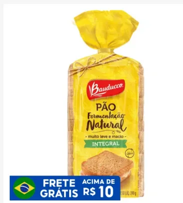 Pão de Forma Integral Bauducco 390g