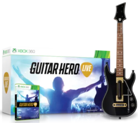 [Saraiva] Guitar Hero Live Bundle - Xbox 360 - R$143,91