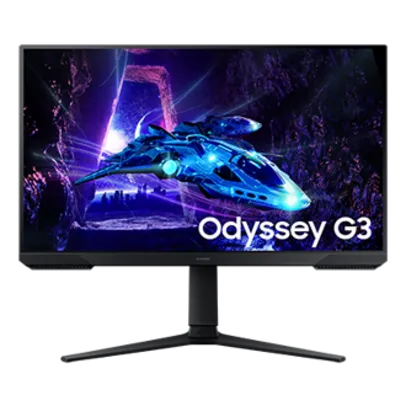 Monitor Gamer Odyssey G3 27" Tela Plana | Painel VA | 180Hz | 1ms | HAS | HDMI | DP | FreeSync | Preto