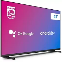 Smart TV LED 43" Philips 43PFG6917/78, Full HD, Wi-Fi, com 2 USB, 3 HDMI, 60Hz