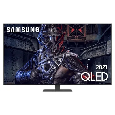 Smart TV Samsung 50 Polegadas 4K QLED, HDMI, USB, Modo Game, Processador IA, Pontos Quânticos, Alexa