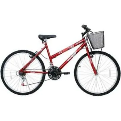 Bicicleta Aro 26 Cairu Bella Com Cesta - 21 Velocidades R$354,90
