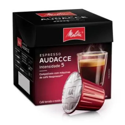 Cápsula de Café Espresso Melitta Audacce - 10 unidades | R$13