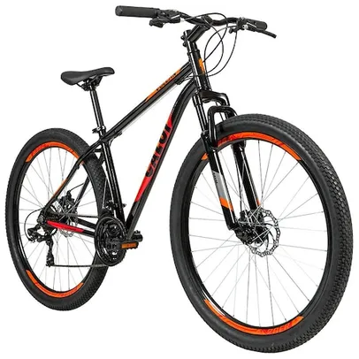 Bicicleta Aro 29 Caloi Vulcan com Suspensão Dianteira e 21 Marchas 