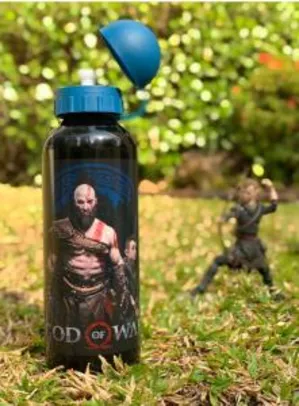 Garrafa (Squeeze) Alumínio: God Of War 500ML - Urban | R$ 16