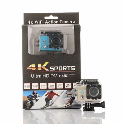 Camera Sport Hd Dv 16mp Ultra 4k Prova D'agua Wi-Fi R$75