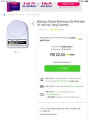 Balança de Precisão (Frete Prime) - R$18