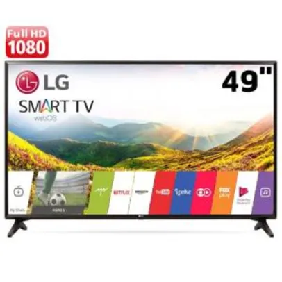 Smart TV LED 49" Full HD LG 49LJ5550 com Painel IPS, Wi-Fi, WebOS 3.5, Time Machine Ready, Magic Zoom, Quick Access, HDMI e USB - R$1519