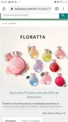 Floratta Desodorante Colônia 75mL