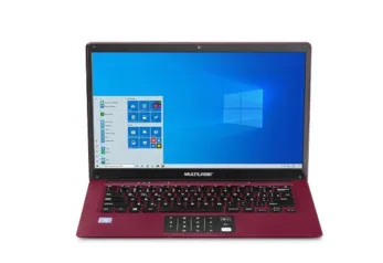 Notebook Multilaser PC135 Legacy Cloud Intel Atom-Z8350 2GB 64GB Windows 10 Tela 14" Vermelho