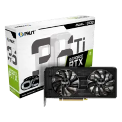 Placa de Vídeo Palit NVIDIA GeForce RTX 3060 Ti Dual OC, LHR, 8GB, GDDR6, DLSS, Ray Tracing, NE6306TS19P2-190AD