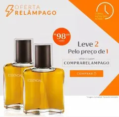 2 Unidades do Deo Parfum Essencial Masculino - 100ml por R196