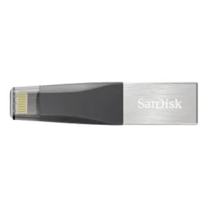 PEN DRIVE SANDISK 32GB IXPAND MINI USB3.0/LIGHTNING R$ 177