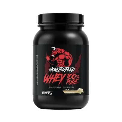 WHEY 100% PURE (907g) - Monsterfeed | R$47
