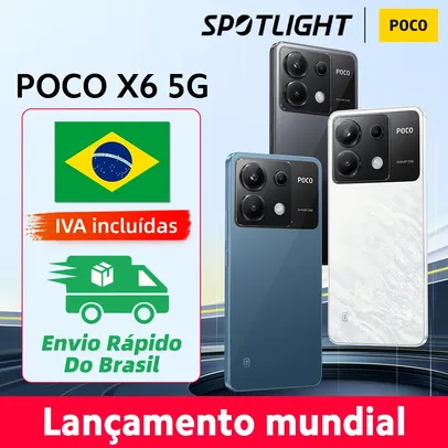 [Pré Venda] POCO X6 - 12GB 256GB  - AliExpress