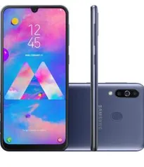 [CC x1]Smartphone Samsung Galaxy M30 64GB Dual Chip Android 8.1 Tela 6.4" Octa-Core 4G Câmera 13MP +5MP+5MP - Azul