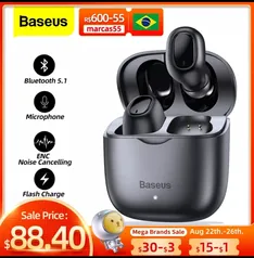 Baseus W12 tws fone de ouvido sem fio bluetooth 5.1