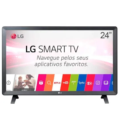 Monitor Smart TV LG 24", 24TL520S HD