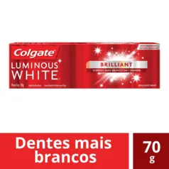 [Acima de 3 unidades] Creme Dental Clareador Colgate Luminous White Brilliant 70g