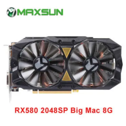 Placa de vídeo MAXSUN RX 580 8GB | R$670