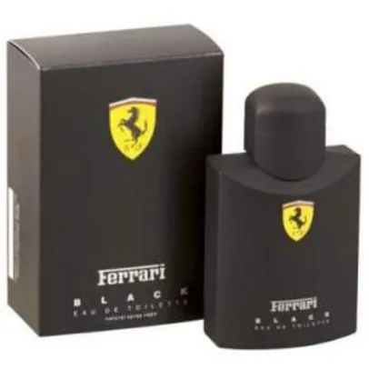 Saindo por R$ 90: [RicardoEletro] Perfume Ferrari Black Masculino Eau de Toilette 75 ml   R$ 89,90 | Pelando