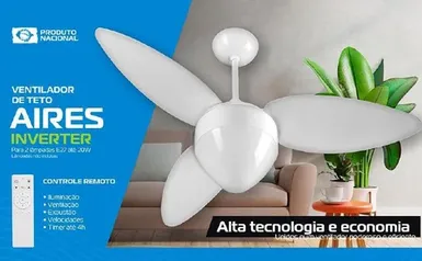 [APP] Ventisol Ventilador de teto aires INVERTER com controle remoto bivolt