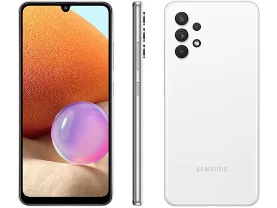 [OURO] Smartphone Samsung Galaxy A32 128GB Branco 4G - 4GB | R$1.060