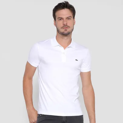 Camisa Polo Lacoste Regular Fit Algodão Leve Masculina