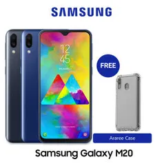 Smartphone Samsung Galaxy M20 64GB Dual Chip Android 9.0 Tela 6.3" Octa-Core 4G Câmera 13MP + 5MP - Preto