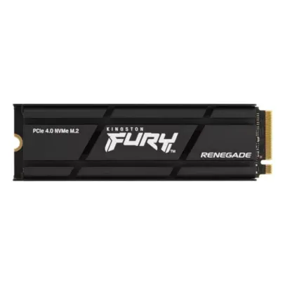 SSD Kingston Fury Renegade, 500GB, M.2 NVMe, 2280, Leitura 7300MBs e Gravação 3900MBs, Com Dissipador, SFYRSK/500G