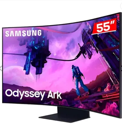 Monitor Samsung Odyssey ARK 55 Pol. VA Curvo, UHD 4K, 1ms, 165Hz, FreeSync Premium, HDMI/DP, LS55BG970NLXZD