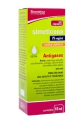 SIMETICONA 75MG FRASCO COM 10ML | R$2