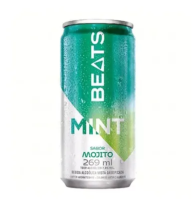 Pack Skol Beats Mint Sabor Mojito Lata 269ml 8 Unidades