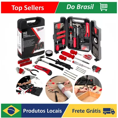 [BR] Kit De Ferramentas 142 Peças #Aliexpress 🇧🇷