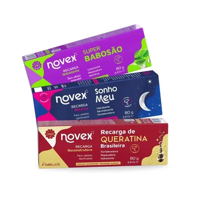 Kit Novex Recarga Cronograma Capilar