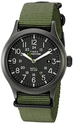 Relógio masculino Timex Expedition Scout 40, Green Slip-Thru, Mens Standard