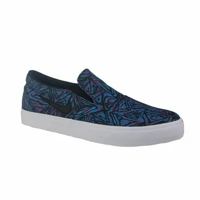 Slip On Nike SB Charge Slip PRM Azul/Preto - Azul/Preto - Tamanho 42 | R$100