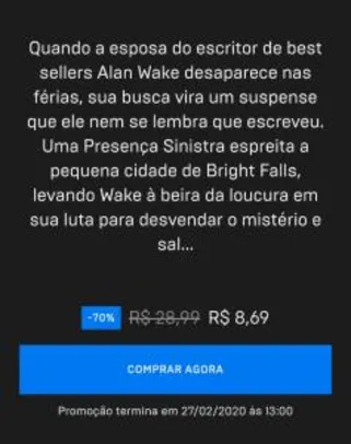 (PC) Alan Wake