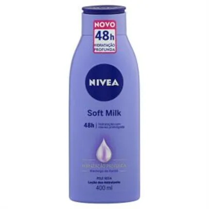 Loção Hidratante Nivea Soft Milk - 400ml | R$9