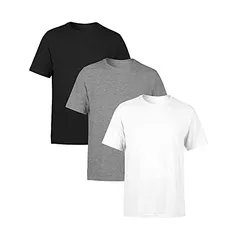 Kit 3 Camisetas Masculina SSB Brand Lisa Algodão Premium