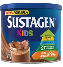 [REC] Complemento Alimentar Sustagen Kids Chocolate Lata 380g 