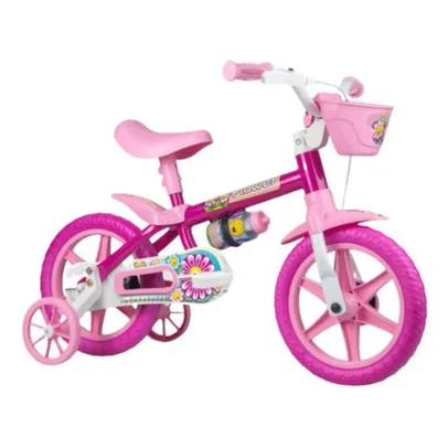 Bicicleta Infantil Nathor Aro 12 - Flower