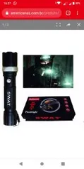 Kit Lanterna Tática Militar Profissional Swat Police 1.5 Km (prime)