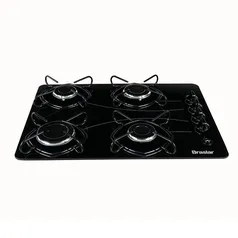 Cooktop 4 Bocas Acendimento Automático Easy Preto Bivolt