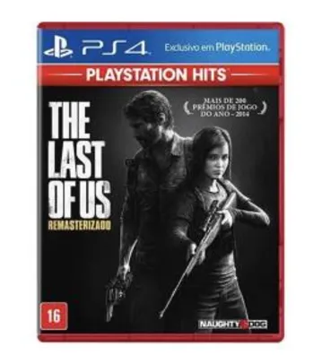 [APP + BOLETO] Jogo The Last Of Us Remasterizado Hits - PS4 | R$34