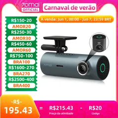 Camera para carro Traço Cam M300 Carro Dvr 1296p Visão Noturna 70mai M300 Traço Câmera 